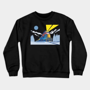 Vintage Train Crewneck Sweatshirt